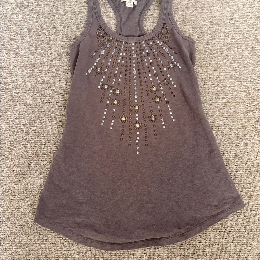 Vintage Forever 21 brown/gray racerback tank ✨🩶